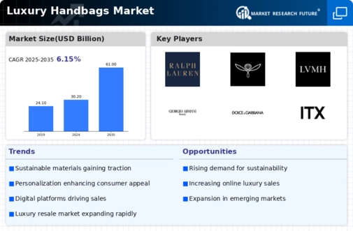 Luxury Handbags Market Infographic