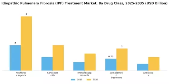 Idiopathic Pulmonary Fibrosis Treatment Market Segment Image 1