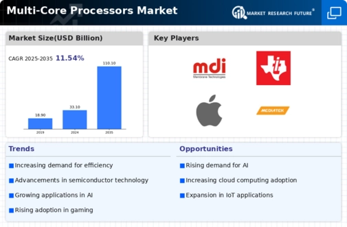 Multi-Core Processors Market Infographic