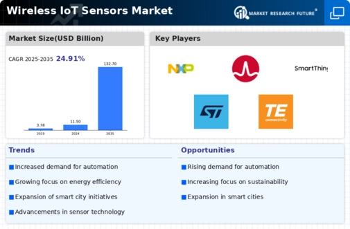 Wireless IoT Sensors Market Infographic
