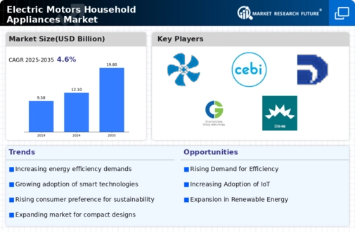 Electric Motors Household Appliances Market Infographic
