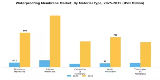 Waterproofing Membrane Market Segment Image 2
