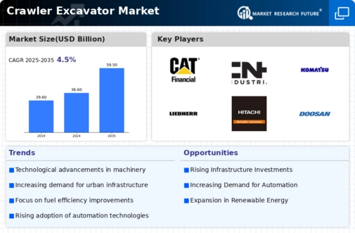 Crawler Excavator Market Infographic