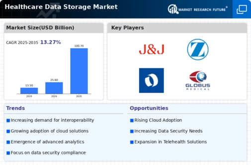 Healthcare Data Storage Market Infographic