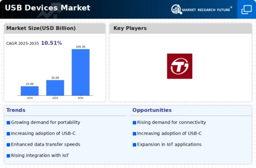 USB Devices Market Infographic
