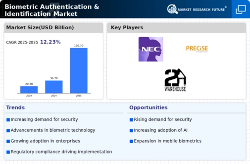 Biometric Authentication Identification Market Infographic