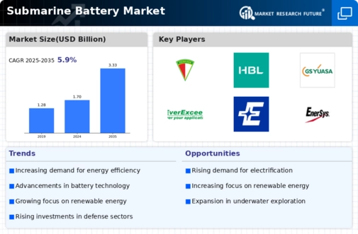 Submarine Battery Market Infographic