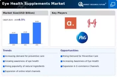 Eye Health Supplements Market Infographic