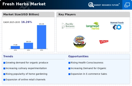 Fresh Herbs Market Infographic