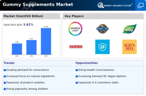 Gummy Supplements Market Infographic