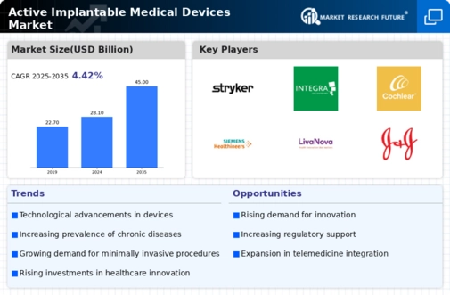 Active Implantable Medical Devices Market Infographic