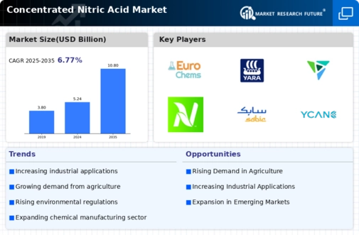 Concentrated Nitric Acid Market Infographic