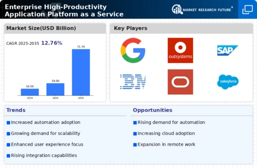Enterprise High Productivity Application Platform Service Market Infographic