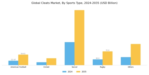 Cleats Market Segment Image 0