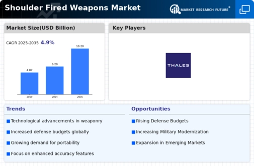 Shoulder Fired Weapons Market Infographic