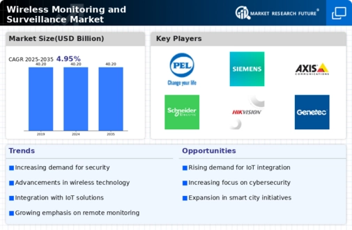 Wireless Monitoring Surveillance Market Infographic
