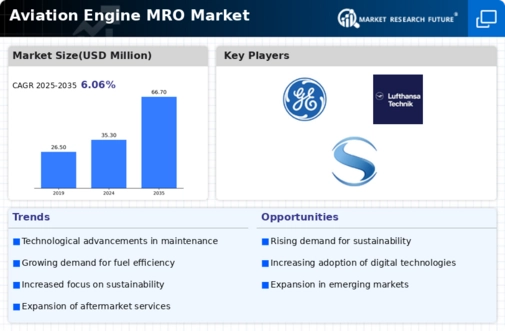 Aviation Engine MRO Market Infographic