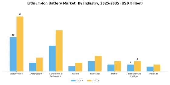 Lithium Ion Battery Market Segment Image 3